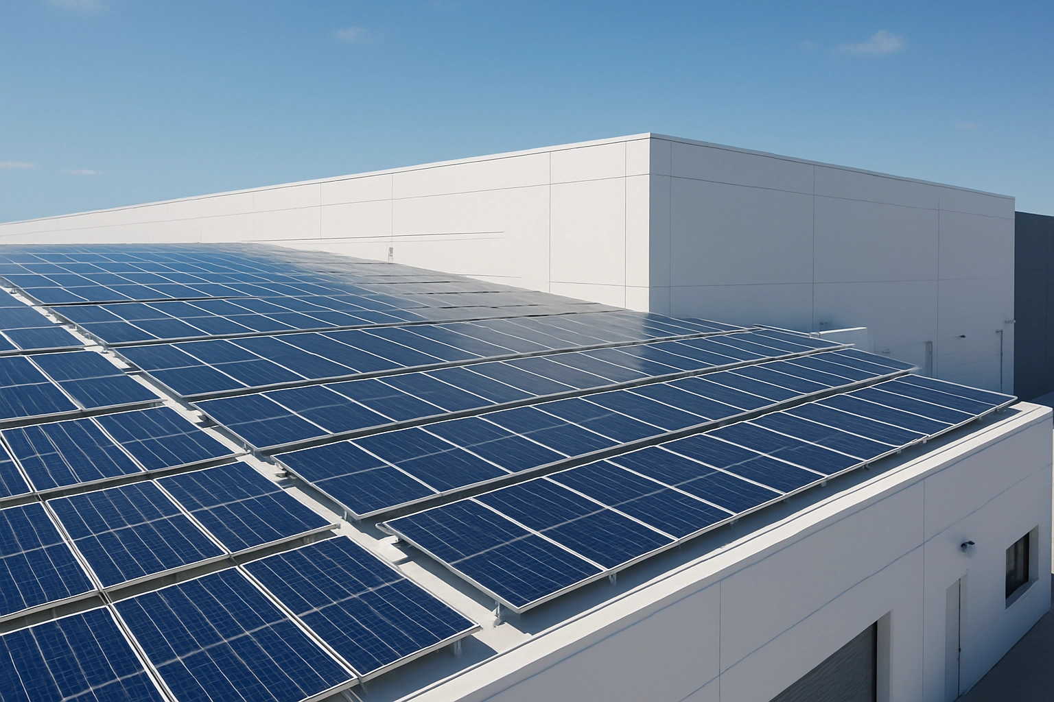 Commercial solar project