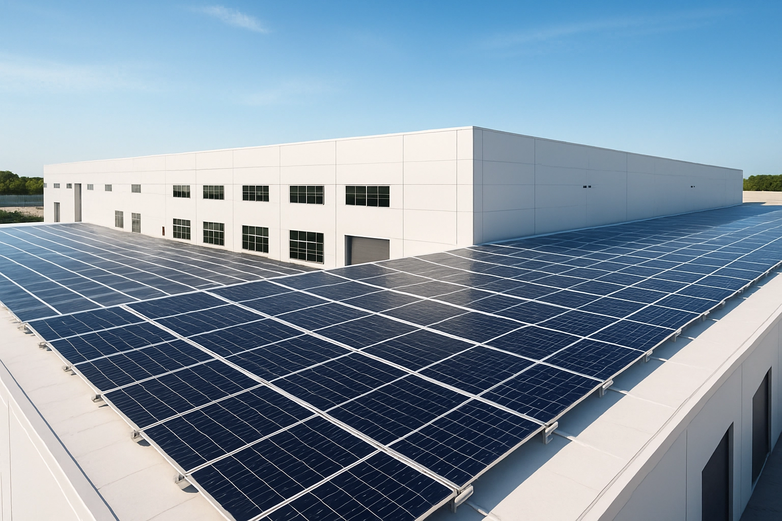 Commercial Warehouse Rooftop